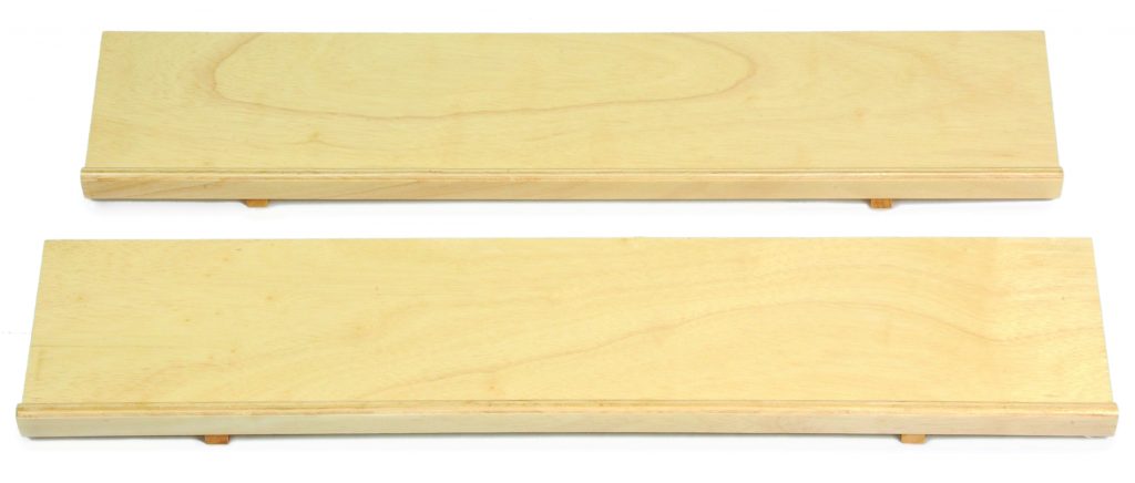 2แท่นไม้แผ่นเรียบ