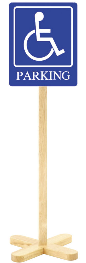 7ป้ายสัญลักษณ์จุดจอดรถคนพิการ